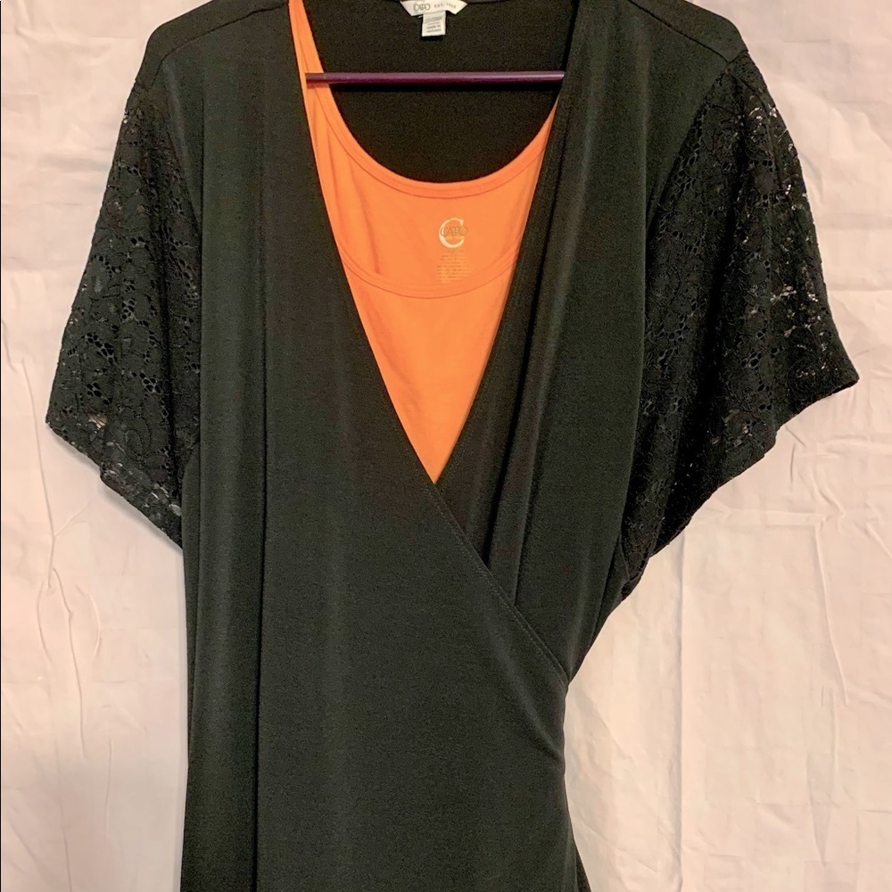 CATO Wrap Blouse